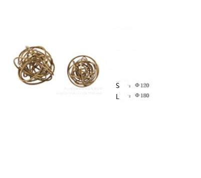 Metal ball decoration