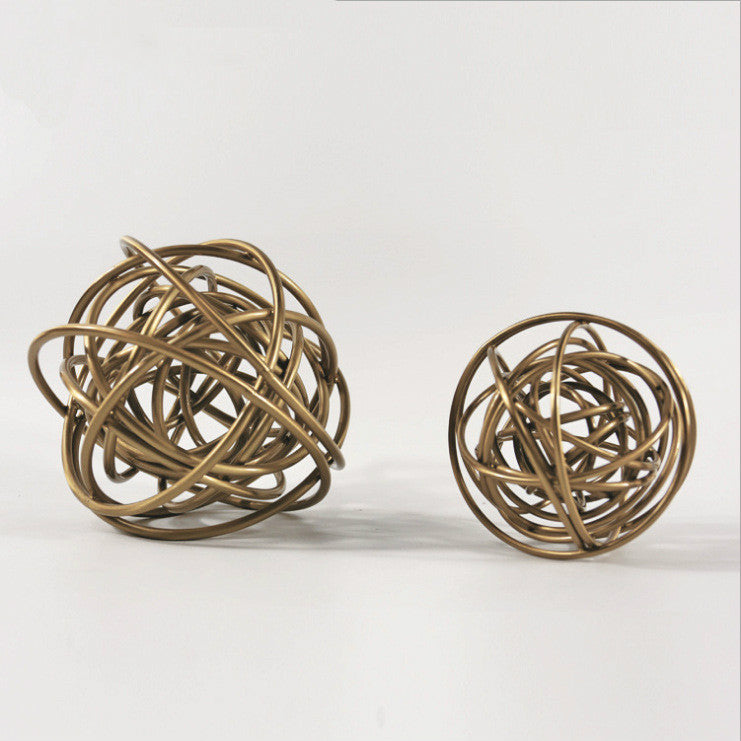 Metal ball decoration