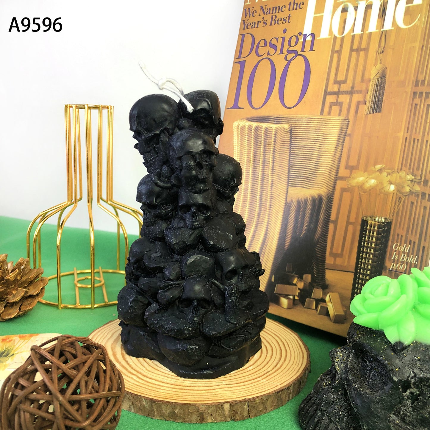 Skull Candle Silicone Mold Candle Mould Three-dimensional Skull Head Candle Mould