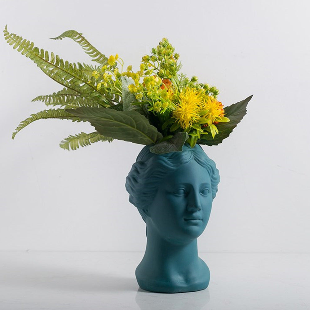 Venus Head Statue Vase