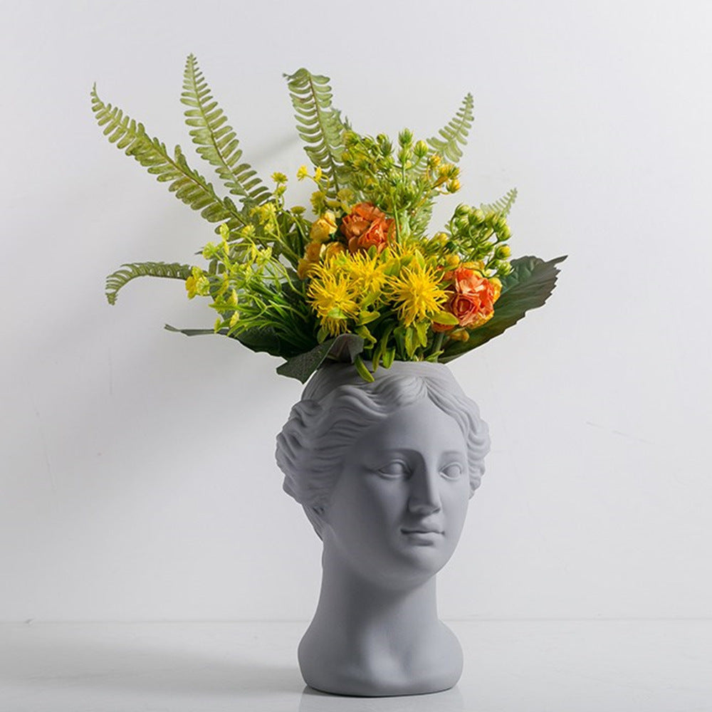 Venus Head Statue Vase