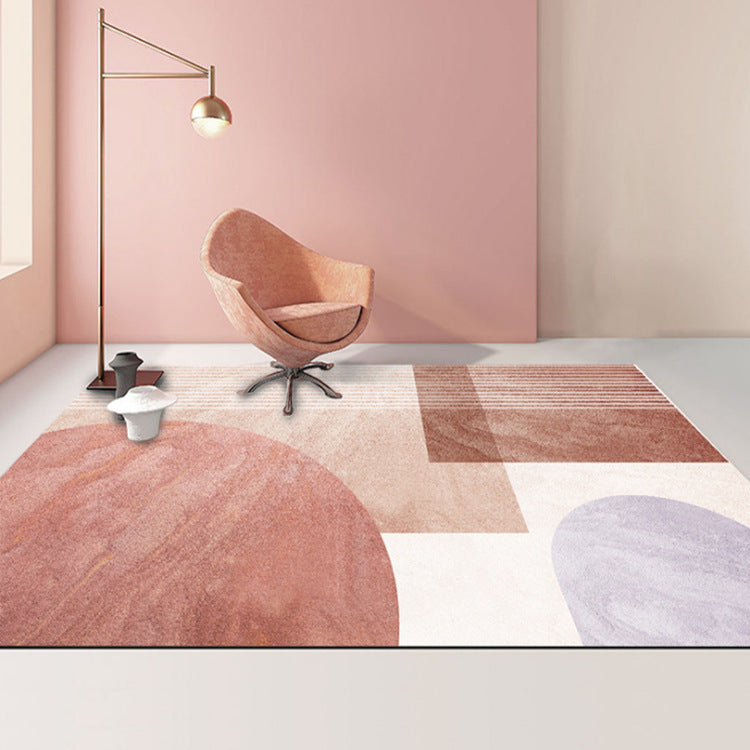 Geometric Carpet Modern Living Room Coffee Table Mat Bedroom Bedside Blanket