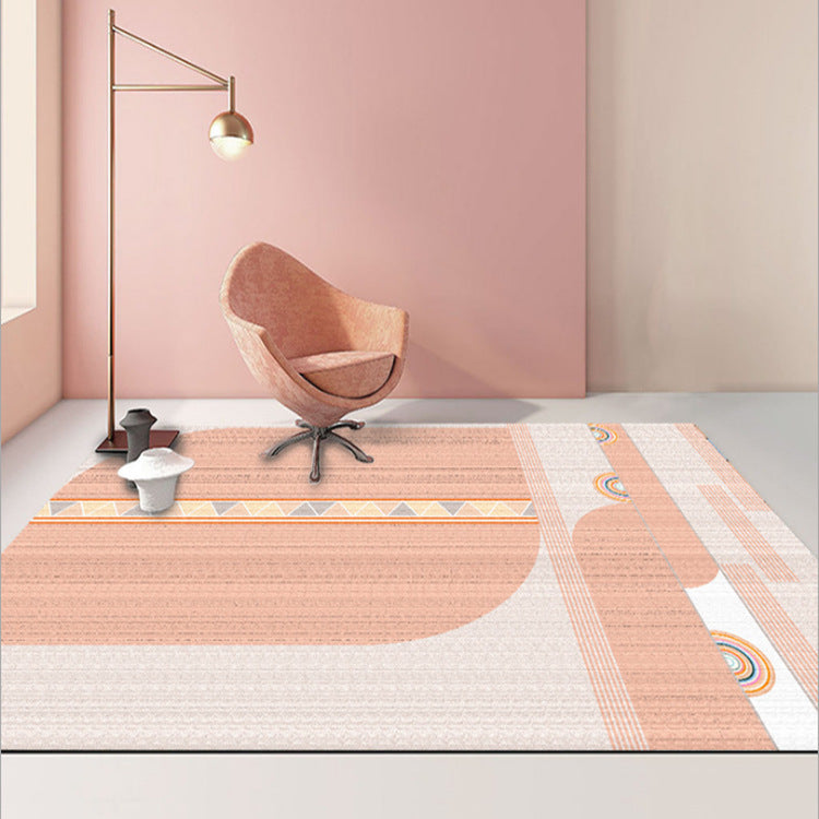 Geometric Carpet Modern Living Room Coffee Table Mat Bedroom Bedside Blanket