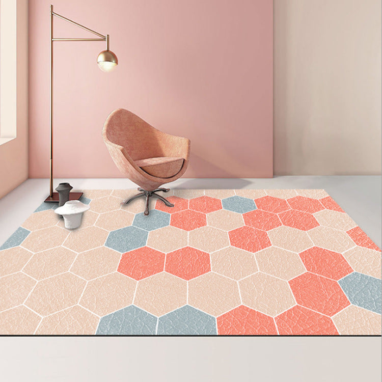 Geometric Carpet Modern Living Room Coffee Table Mat Bedroom Bedside Blanket