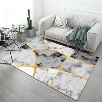 Nordic Marble Pattern Living Room Sofa Rug