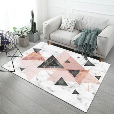Nordic Marble Pattern Living Room Sofa Rug