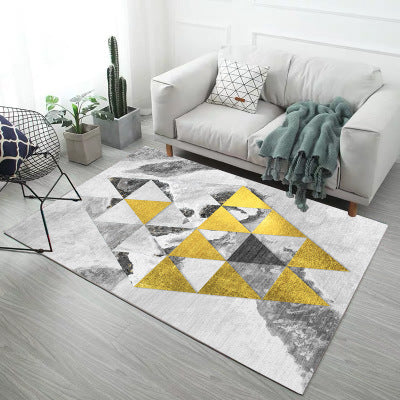 Nordic Marble Pattern Living Room Sofa Rug