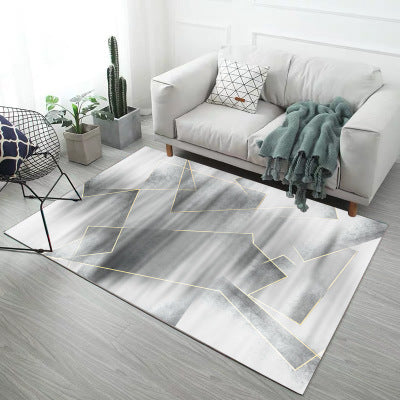Nordic Marble Pattern Living Room Sofa Rug