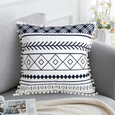 Boho Chic Cushion Cover – 30×50cm / 45×45cm | Textured Decorative Throw Pillowcase