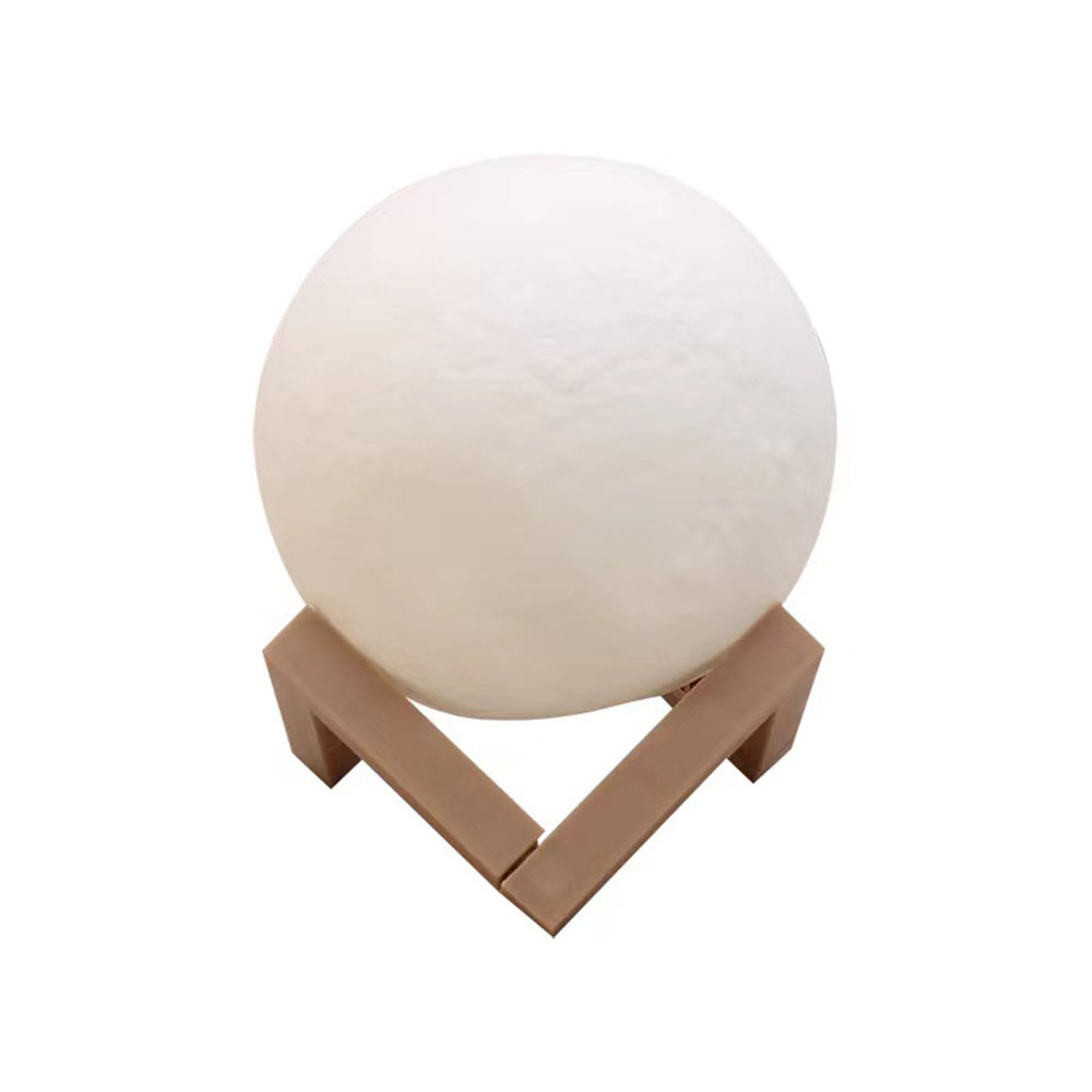 Moon Lamp LED Night Light Battery Powered With Plastic Stand