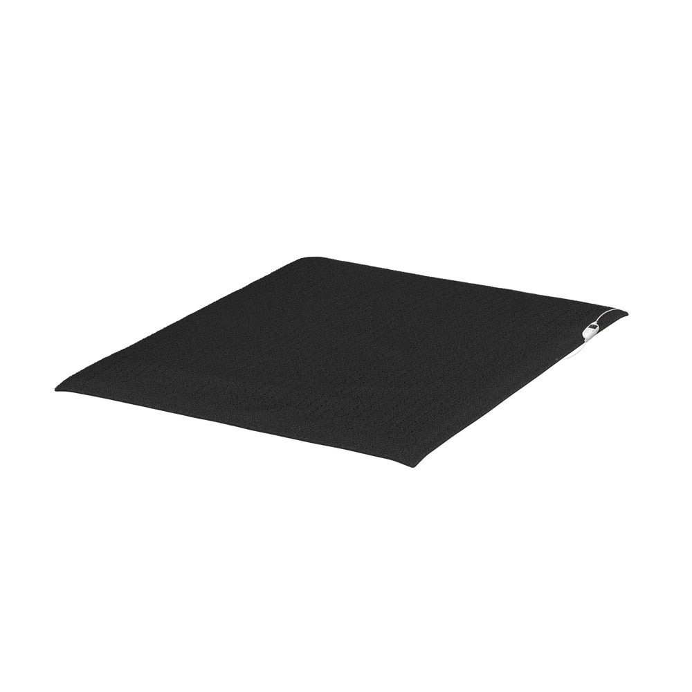 Charcoal Electric Heated Sherpa Throw Blanket