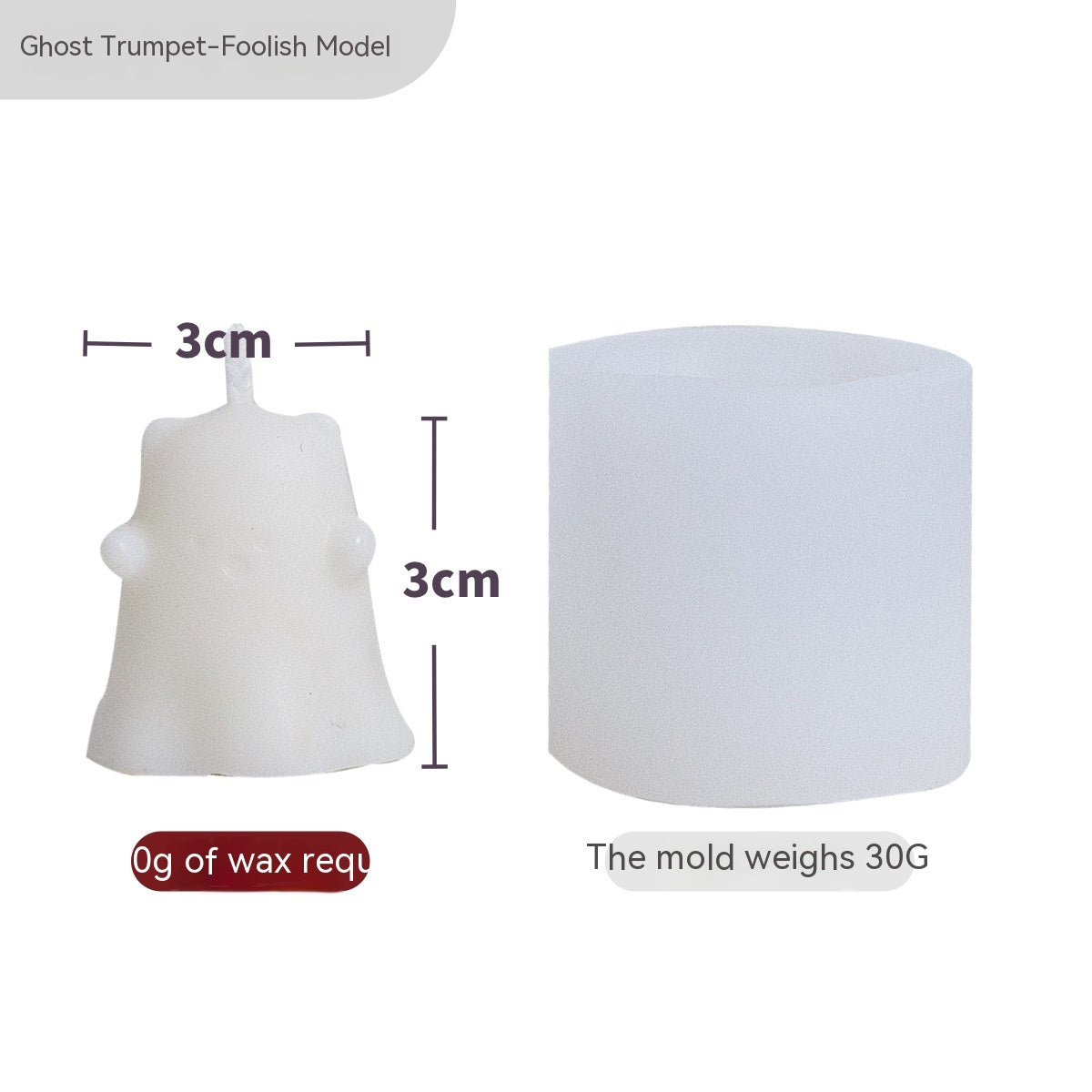 Halloween Silicone Mold Aromatherapy Candle Making Ghost Pumpkin Candle Mould