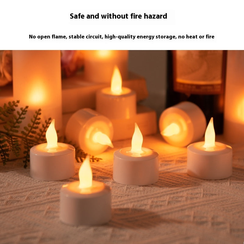 Plastic LED Electronic Candle Decorative Candle Light
