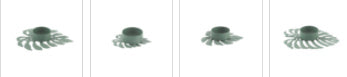 Metal turtle Leaf Ornament Candle Holder