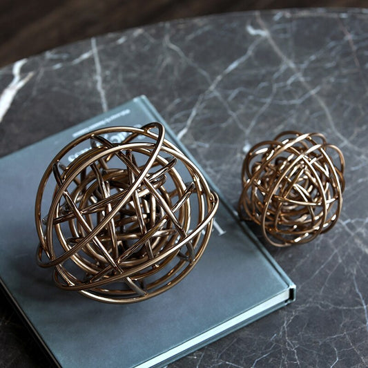 Metal ball decoration