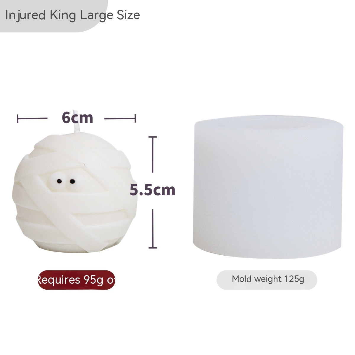 Halloween Silicone Mold Aromatherapy Candle Making Ghost Pumpkin Candle Mould