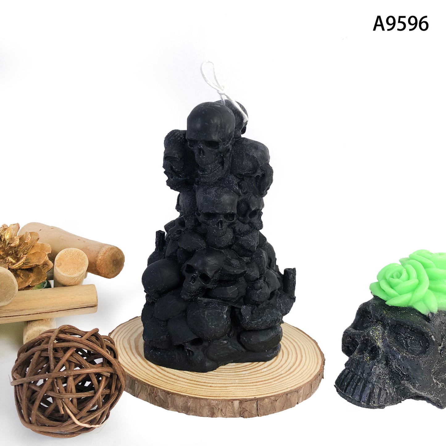 Skull Candle Silicone Mold Candle Mould Three-dimensional Skull Head Candle Mould