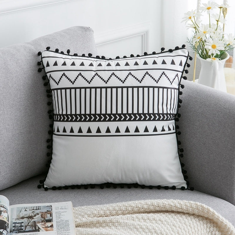 Boho Chic Cushion Cover – 30×50cm / 45×45cm | Textured Decorative Throw Pillowcase