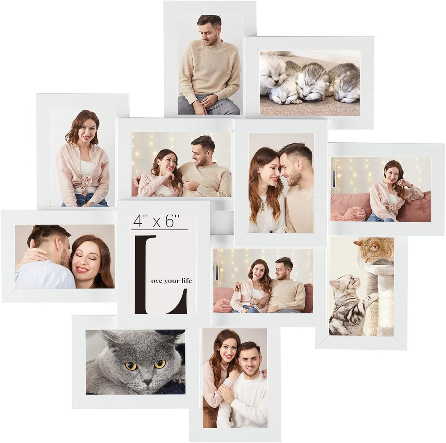 4x 6 Pasteup Wall Decoration Pasteup Photo Frame
