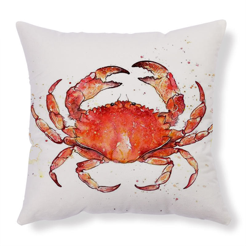 Turtle Printed Cushion Cover – 45x45cm | Modern Throw Pillow Case