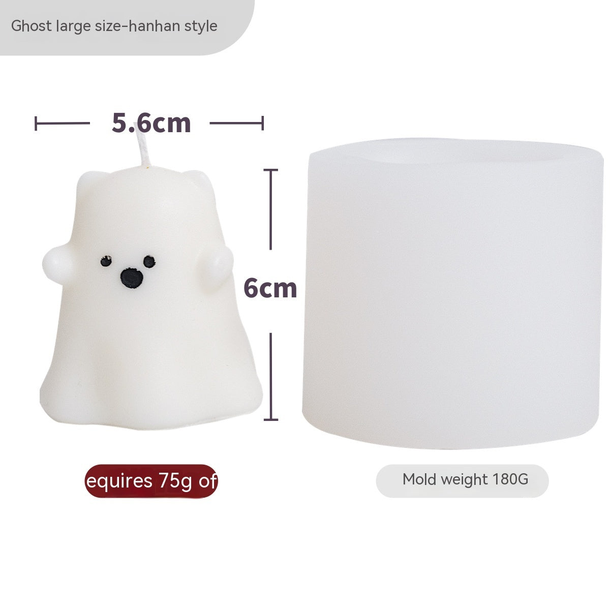 Halloween Silicone Mold Aromatherapy Candle Making Ghost Pumpkin Candle Mould