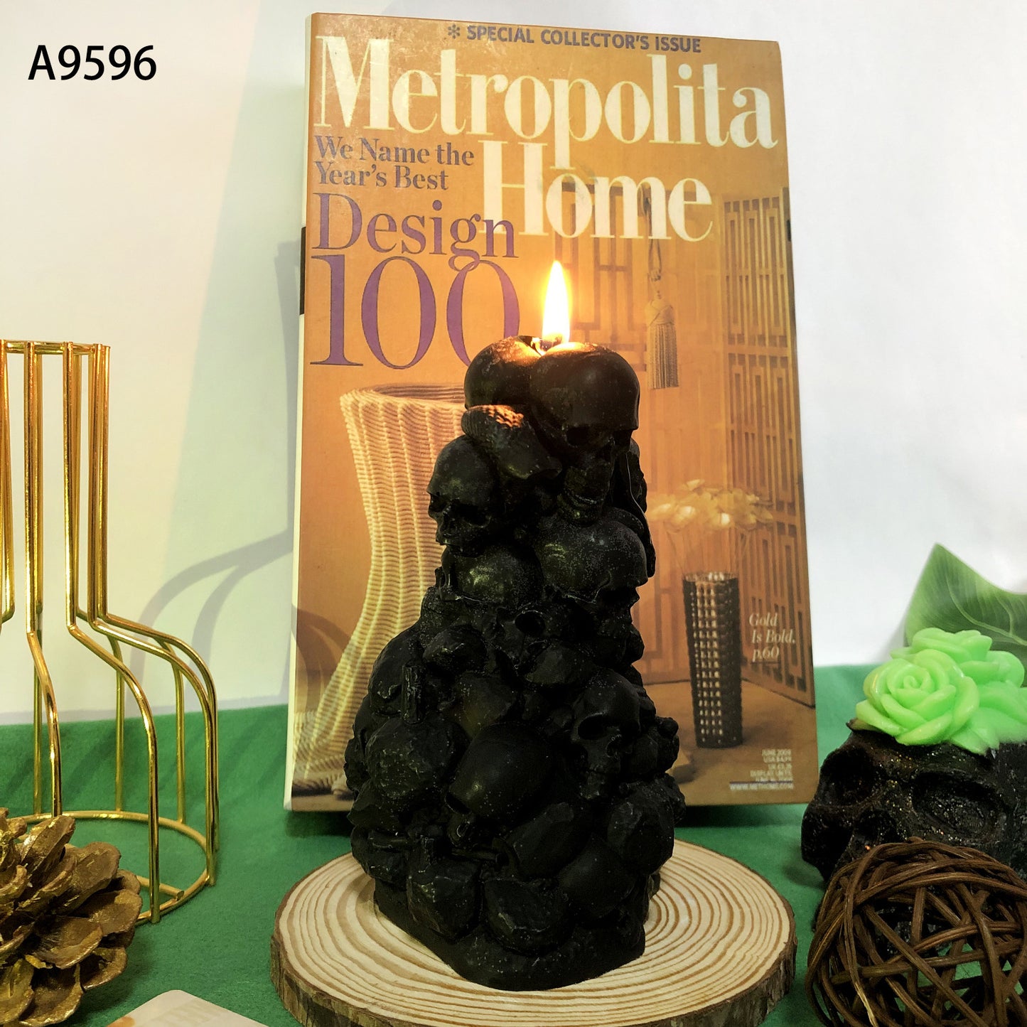 Skull Candle Silicone Mold Candle Mould Three-dimensional Skull Head Candle Mould