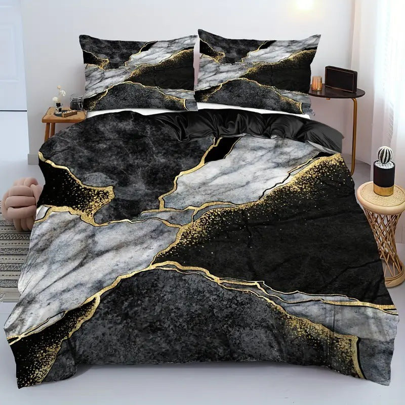 Bedding Home Textile Quilt Cover Three Piece Set