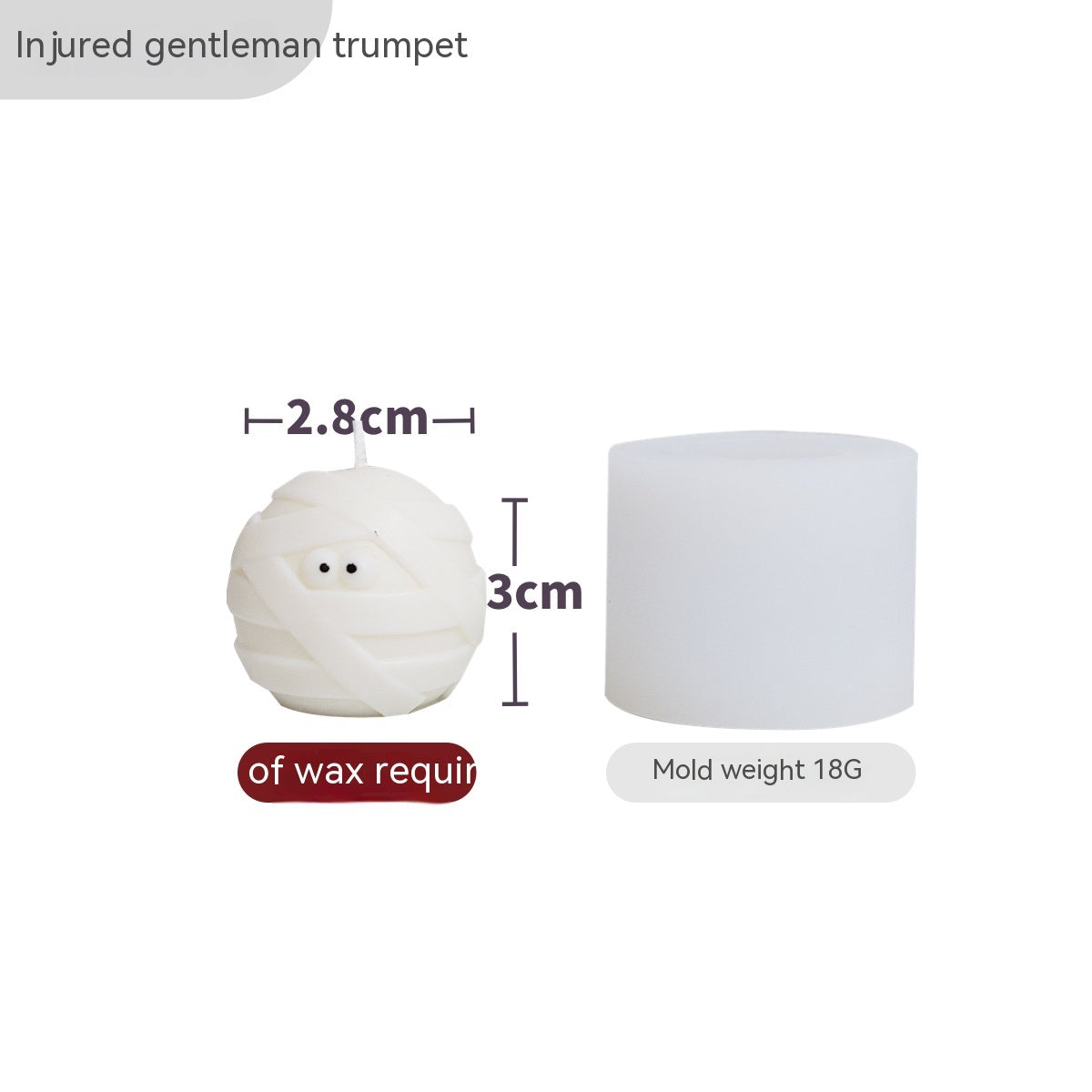 Halloween Silicone Mold Aromatherapy Candle Making Ghost Pumpkin Candle Mould