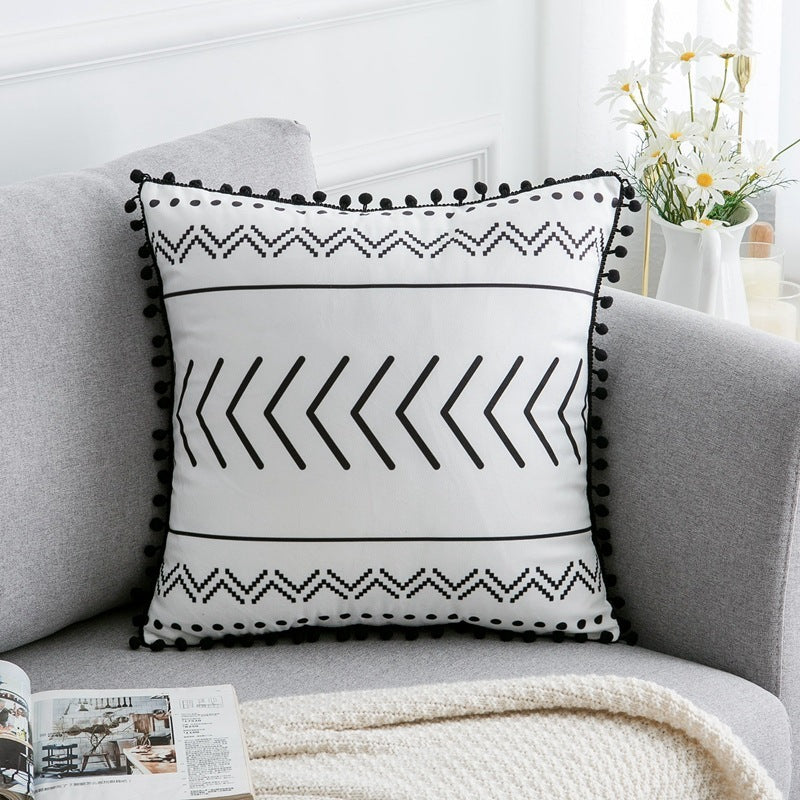 Boho Chic Cushion Cover – 30×50cm / 45×45cm | Textured Decorative Throw Pillowcase