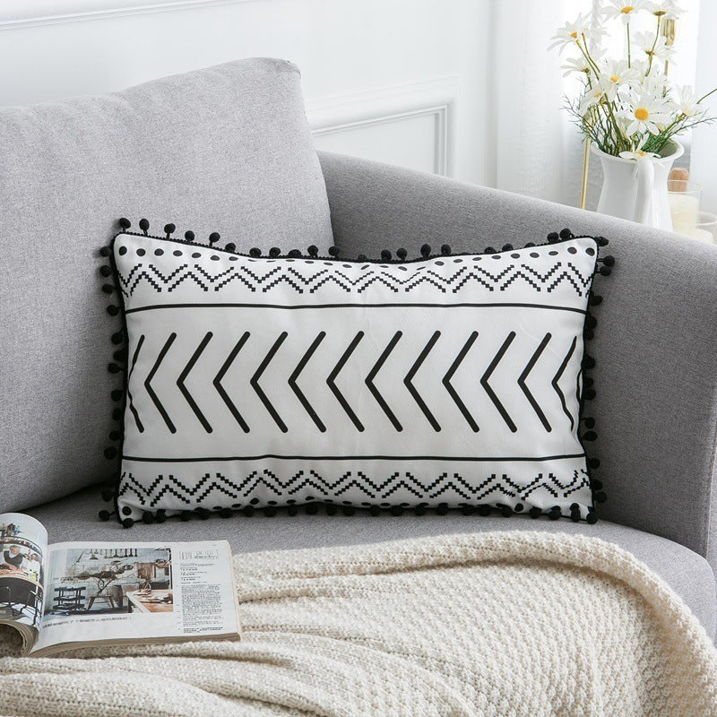 Boho Chic Cushion Cover – 30×50cm / 45×45cm | Textured Decorative Throw Pillowcase