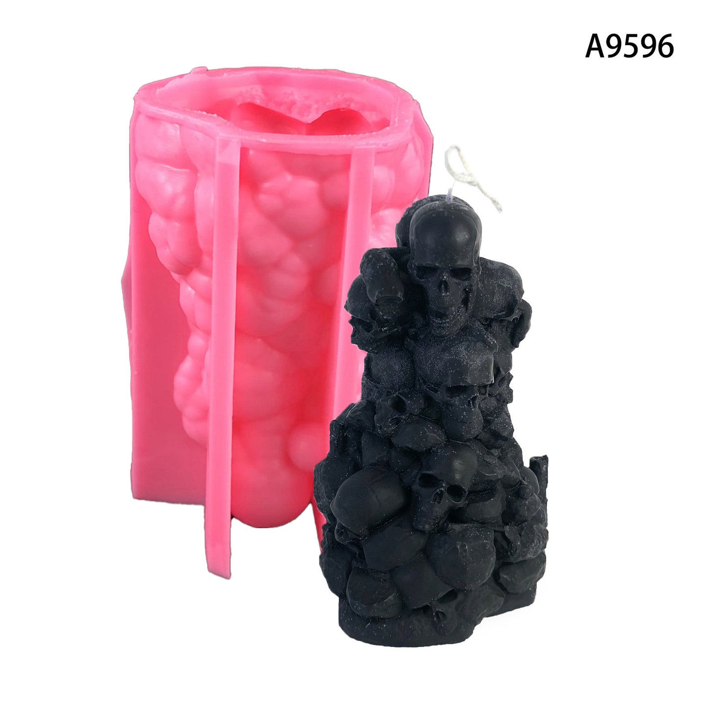 Skull Candle Silicone Mold Candle Mould Three-dimensional Skull Head Candle Mould