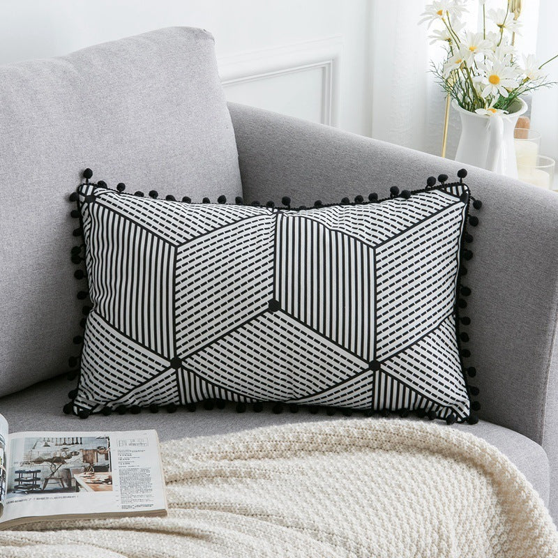 Boho Chic Cushion Cover – 30×50cm / 45×45cm | Textured Decorative Throw Pillowcase
