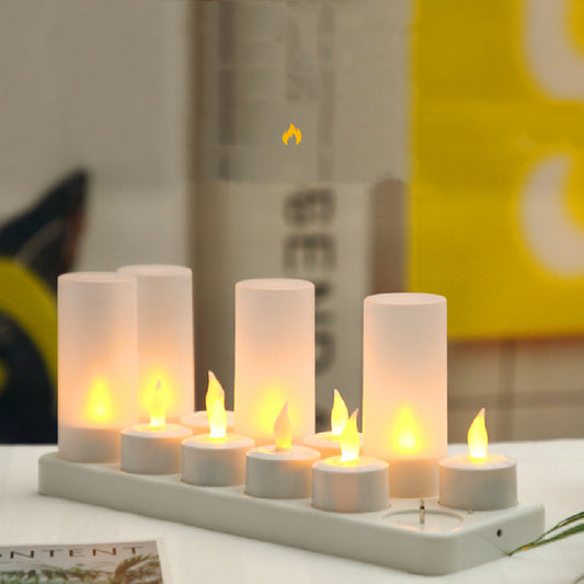 Plastic LED Electronic Candle Decorative Candle Light