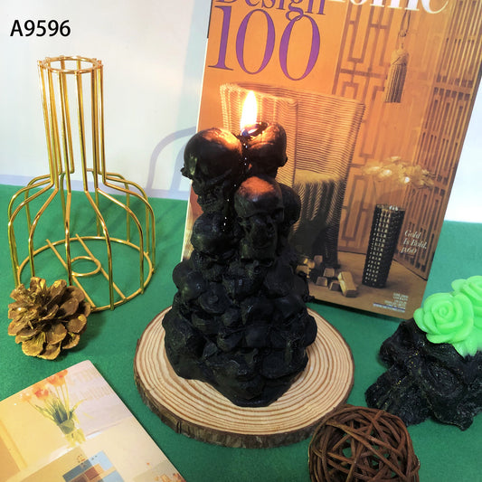 Skull Candle Silicone Mold Candle Mould Three-dimensional Skull Head Candle Mould