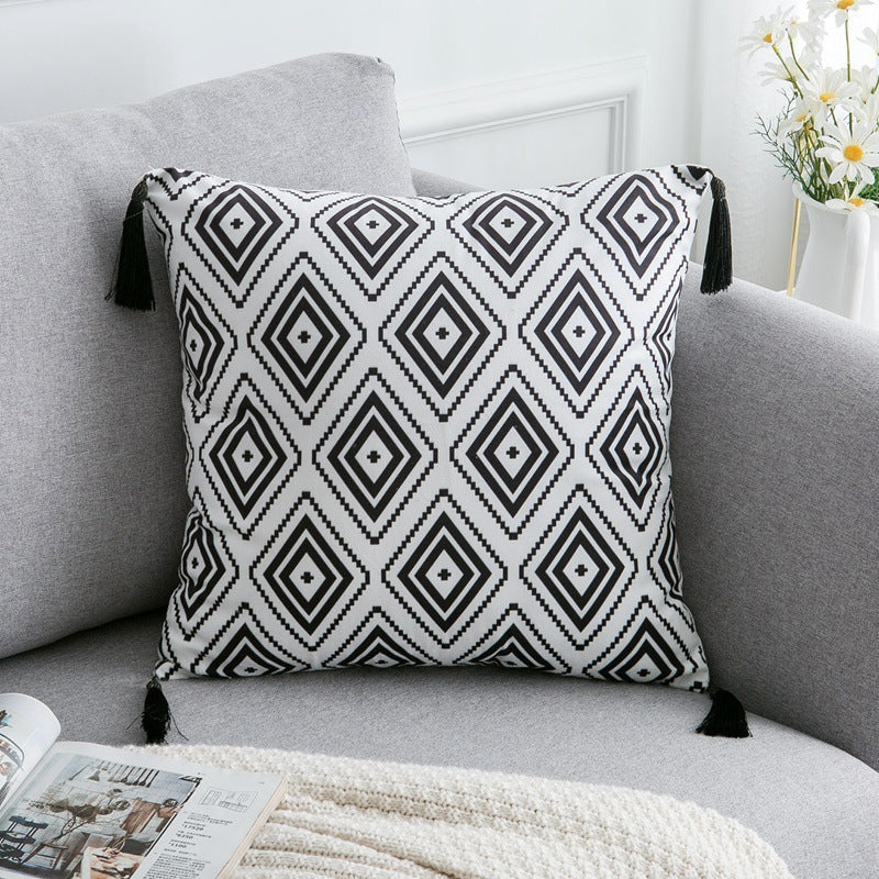 Boho Chic Cushion Cover – 30×50cm / 45×45cm | Textured Decorative Throw Pillowcase